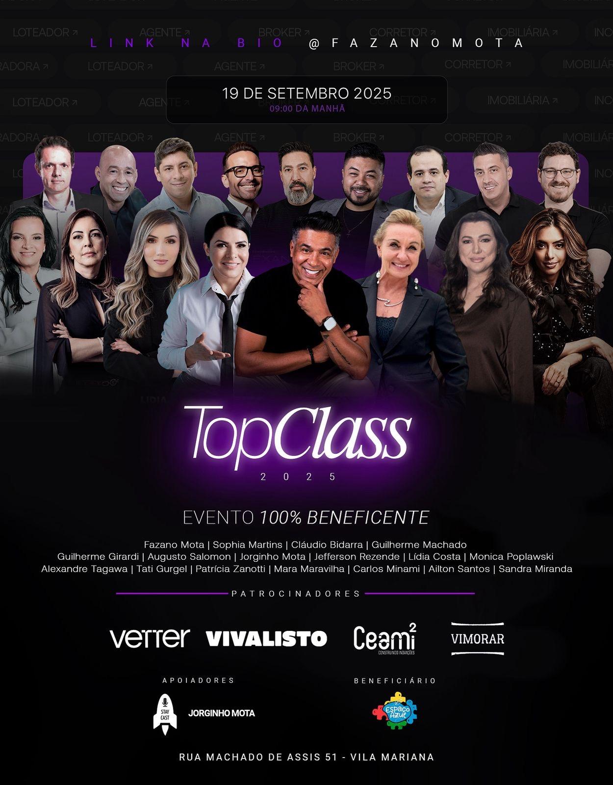 Está no ar o link oficial do TopClass 2025!